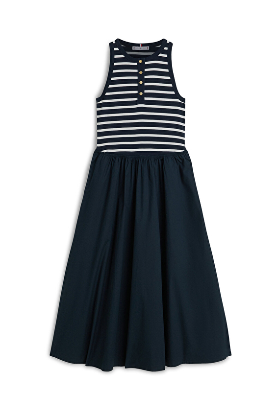 Tommy Hilfiger Kadın Elbise WW0WW49628 Mavi Tommy Hilfiger Kadın Elbise WW0WW49628 Mavi