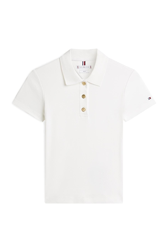 Tommy Hilfiger Kadın Tişört WW0WW49252 Beyaz Tommy Hilfiger Kadın Tişört WW0WW49252 Beyaz