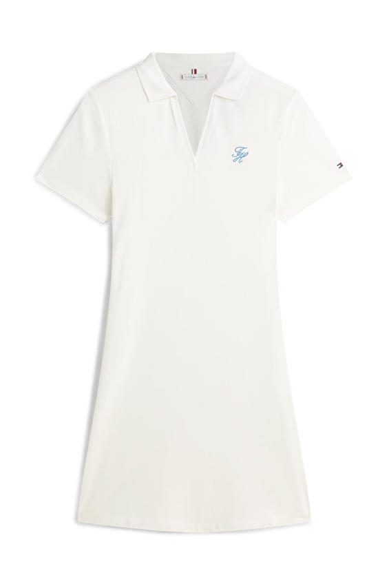 Tommy Hilfiger Kadın Elbise WW0WW48749 Beyaz Tommy Hilfiger Kadın Elbise WW0WW48749 Beyaz