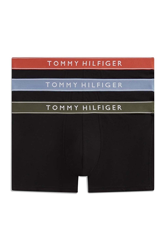 Tommy Hilfiger Erkek 3'lü Boxer UM0UM038810UC Siyah Tommy Hilfiger Erkek 3'lü Boxer UM0UM038810UC Siyah