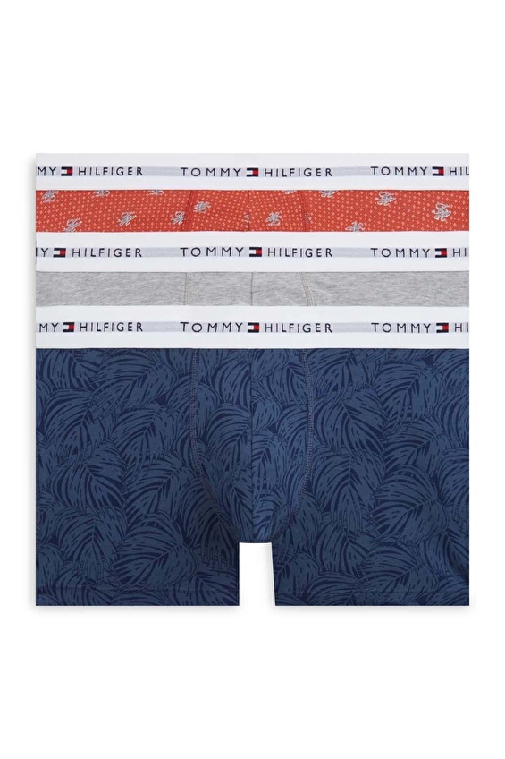 Tommy Hilfiger Erkek 3'lü Boxer UM0UM037530WR Kırmızı Tommy Hilfiger Erkek 3'lü Boxer UM0UM037530WR Kırmızı