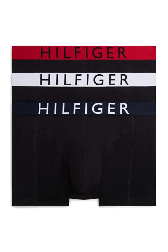Tommy Hilfiger Erkek 3'lü Boxer UM0UM038860SM Siyah Tommy Hilfiger Erkek 3'lü Boxer UM0UM038860SM Siyah