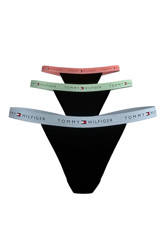 Tommy Hilfiger Kadın 3'lü Külot UW0UW065180R4 Bej Tommy Hilfiger Kadın 3'lü Külot UW0UW065180R4 Bej