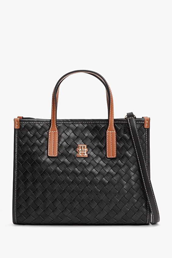 Tommy Hilfiger Kadın El Çantası AW0AW183930GJ Koyu kahverengi Tommy Hilfiger Kadın El Çantası AW0AW183930GJ Koyu kahverengi