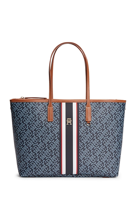 Tommy Hilfiger Kadın El Çantası AW0AW183900GY Mavi Tommy Hilfiger Kadın El Çantası AW0AW183900GY Mavi