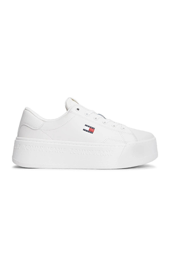 Tommy Jeans Kadın Platform Logo Sneaker Ayakkabı EN0EN02961YBL Beyaz Tommy Jeans Kadın Platform Logo Sneaker Ayakkabı EN0EN02961YBL Beyaz