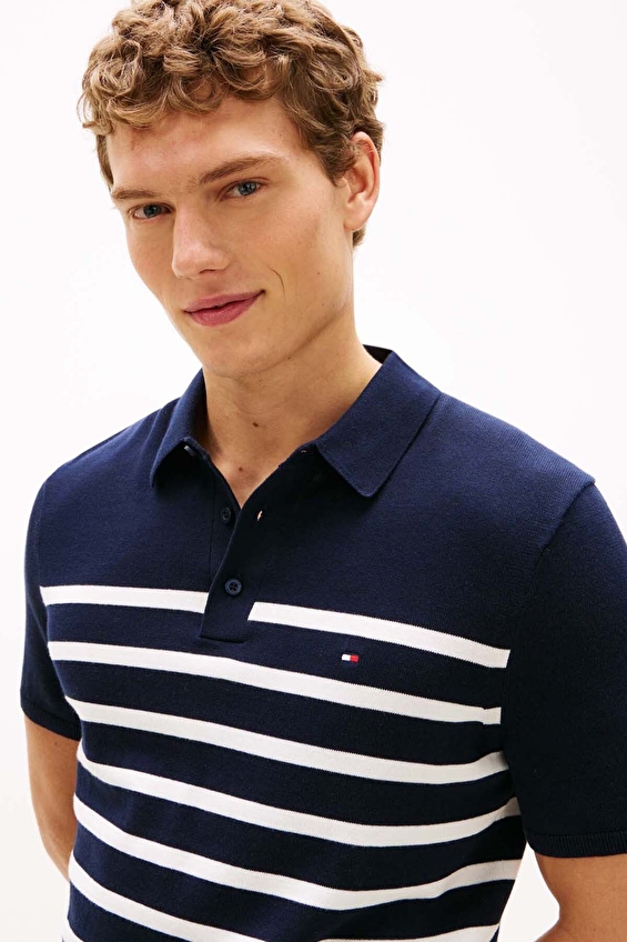 Tommy Hilfiger Erkek Kazak MW0MW37396 Mavi Tommy Hilfiger Erkek Kazak MW0MW37396 Mavi