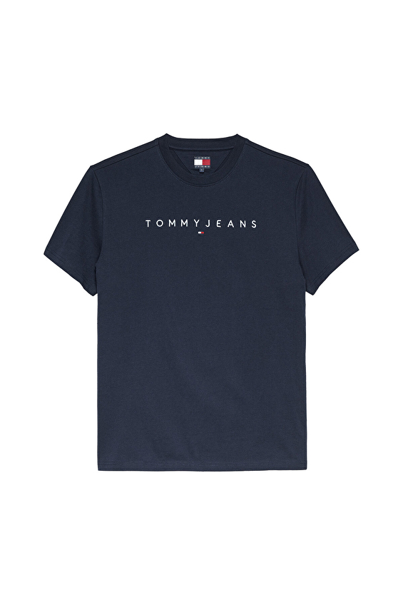 Tommy Jeans Erkek Tişört DM0DM20744 Mavi Tommy Jeans Erkek Tişört DM0DM20744 Mavi