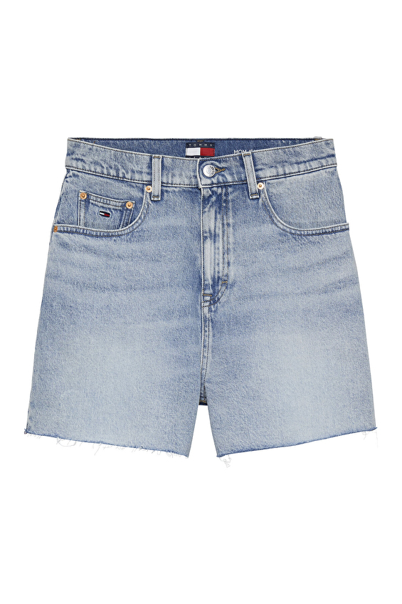 Tommy Jeans Kadın Şort DW0DW22694 Mavi Tommy Jeans Kadın Şort DW0DW22694 Mavi