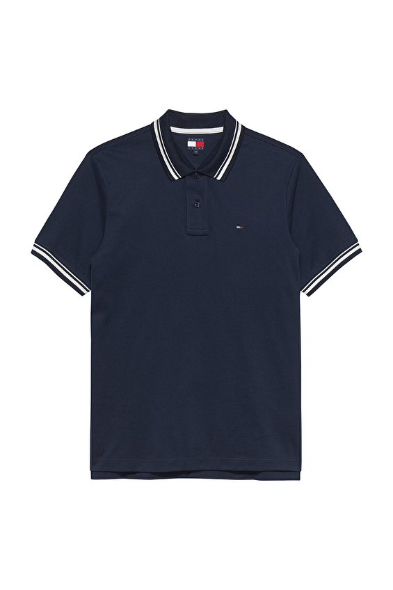 Tommy Jeans Erkek Tişört DM0DM22700 Mavi Tommy Jeans Erkek Tişört DM0DM22700 Mavi