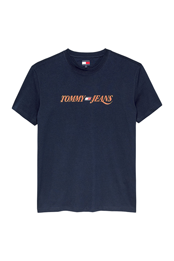 Tommy Jeans Erkek Tişört DM0DM22548 Mavi Tommy Jeans Erkek Tişört DM0DM22548 Mavi