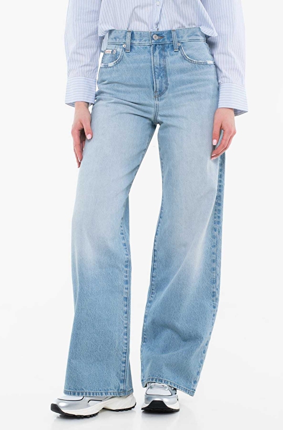 Calvin Klein Jeans Kadın Kot Pantolon LV047F728G Mavi Calvin Klein Jeans Kadın Kot Pantolon LV047F728G Mavi