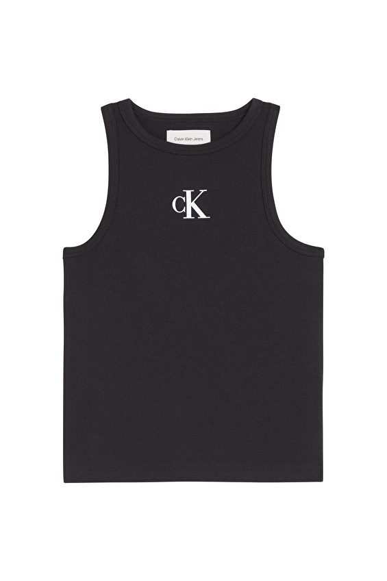 Calvin Klein Kız Çocuk Tişört LVCKSJB10G Siyah