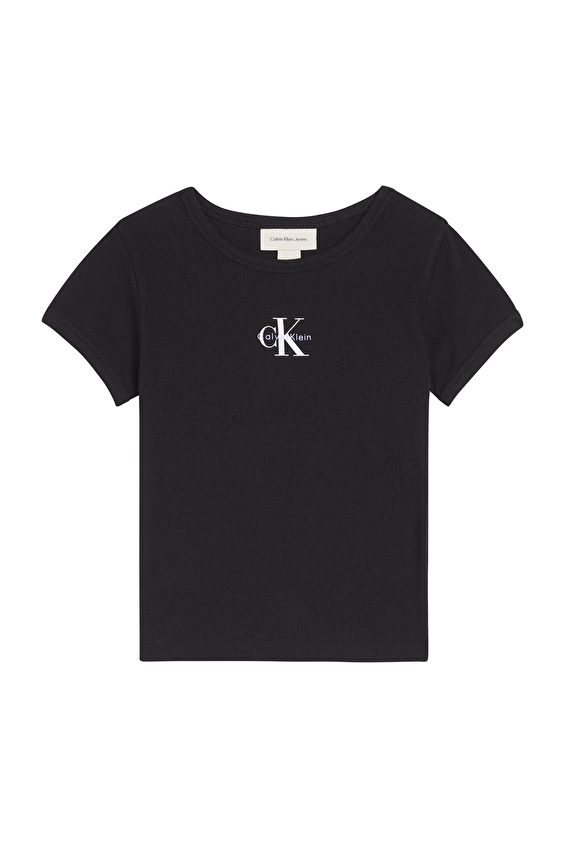 Calvin Klein Kız Çocuk Tişört LVCKSJB11G Siyah