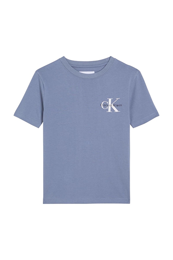 Calvin Klein Kız Çocuk Erkek Çocuk Tişört LV1CKSJA32 Gri