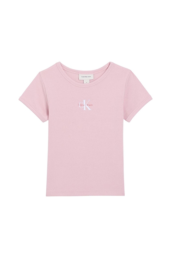 Calvin Klein Kız Çocuk Tişört LVCKSJB11G Pembe