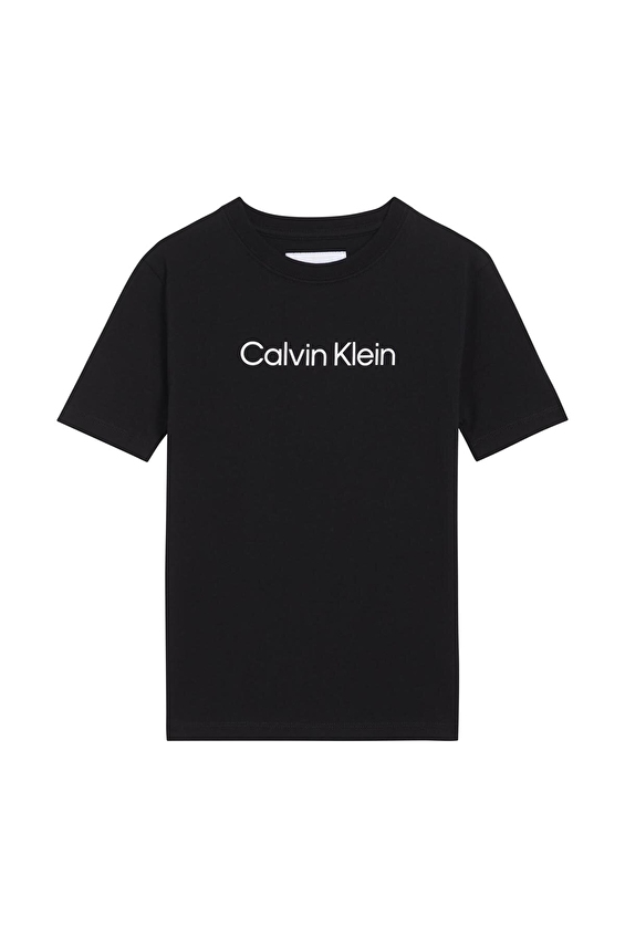 Calvin Klein Kız Çocuk Erkek Çocuk Tişört LV1CKSJA29 Siyah