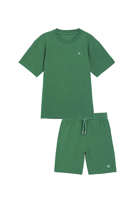 Calvin Klein Erkek Çocuk Takım LVCKSJI19B Yeşil