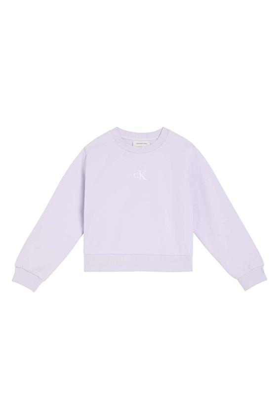 Calvin Klein Kız Çocuk Sweat LVCKSJB27G Mor