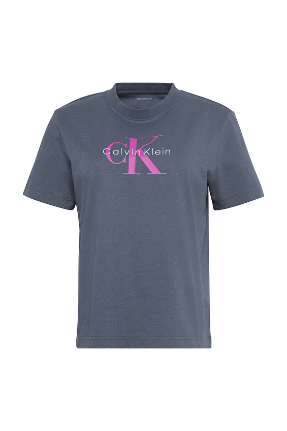 Calvin Klein Jeans Kadın Tişört LV047B865G Gri Calvin Klein Jeans Kadın Tişört LV047B865G Gri