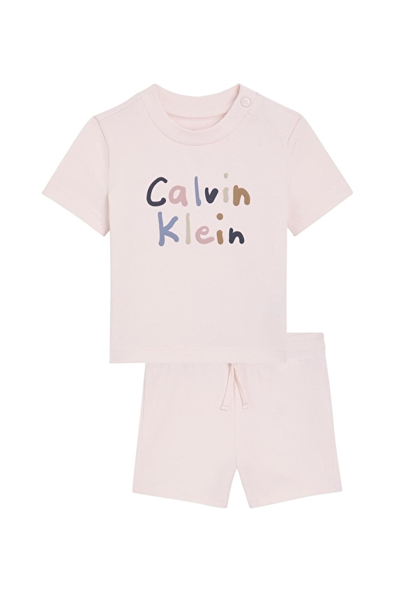 Calvin Klein Bebek Takım LVCKSJI11B Krem
