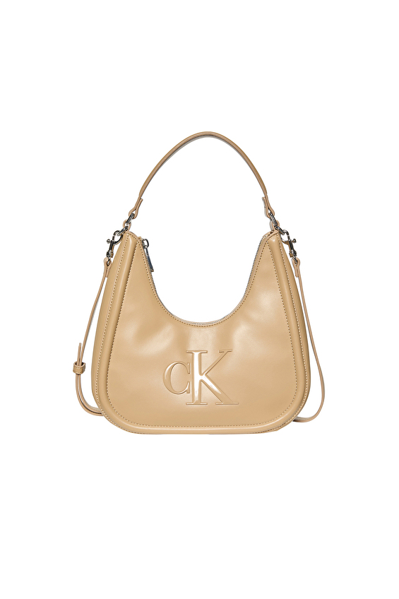 Calvin Klein Kadın Çanta LV04F3561GRAJ Koyu bej