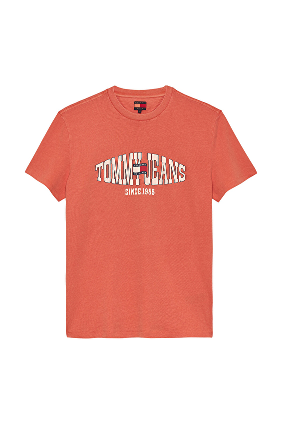 Tommy Jeans Erkek Tişört DM0DM22520 Kırmızı Tommy Jeans Erkek Tişört DM0DM22520 Kırmızı