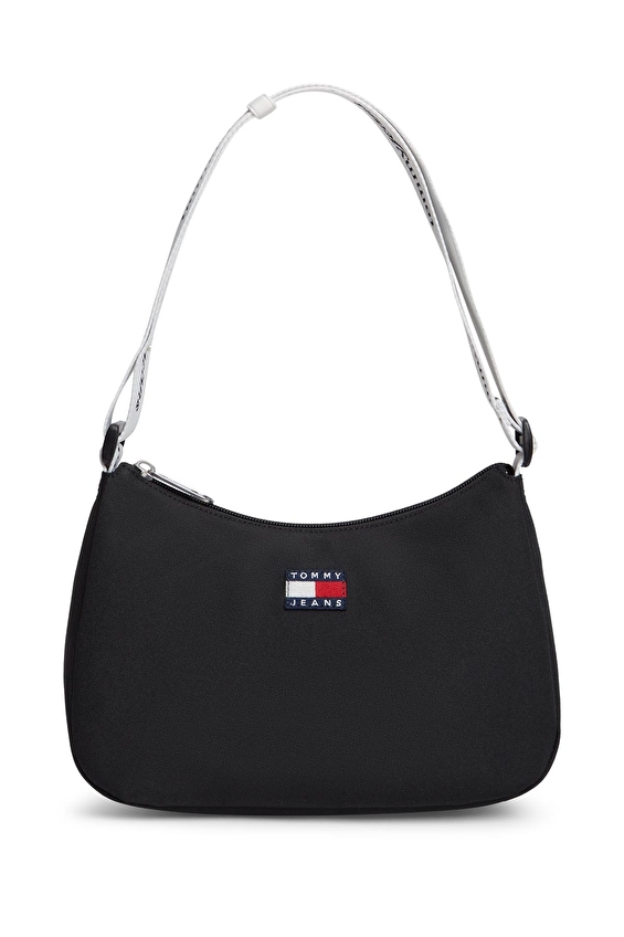 Tommy Jeans Kadın Omuz Çantası AW0AW18463BDS Siyah Tommy Jeans Kadın Omuz Çantası AW0AW18463BDS Siyah