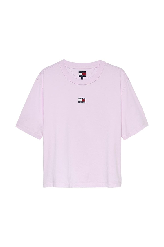 Tommy Jeans Kadın Tişört DW0DW22202 Pembe Tommy Jeans Kadın Tişört DW0DW22202 Pembe