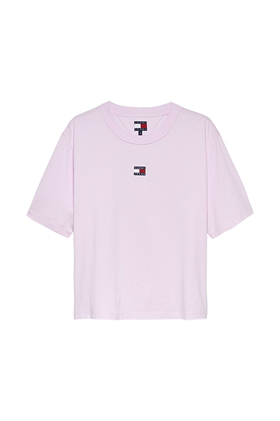 Tommy Jeans Kadın Tişört DW0DW22202 Pembe Tommy Jeans Kadın Tişört DW0DW22202 Pembe