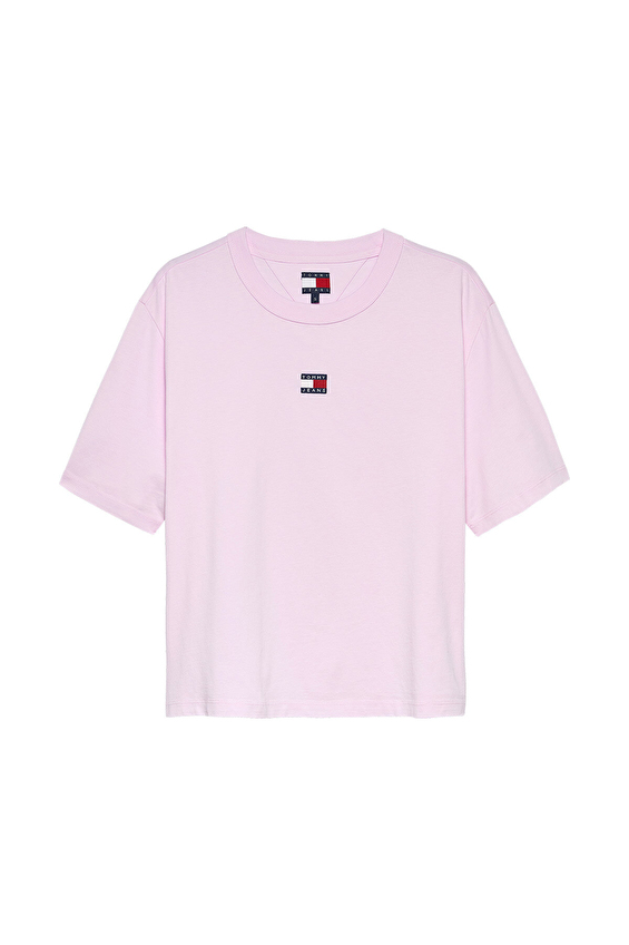 Tommy Jeans Kadın Tişört DW0DW22202 Pembe Tommy Jeans Kadın Tişört DW0DW22202 Pembe