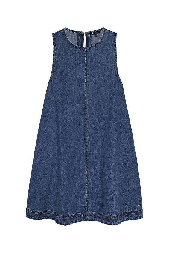 Tommy Jeans Kadın Elbise DW0DW22341 Mavi Tommy Jeans Kadın Elbise DW0DW22341 Mavi