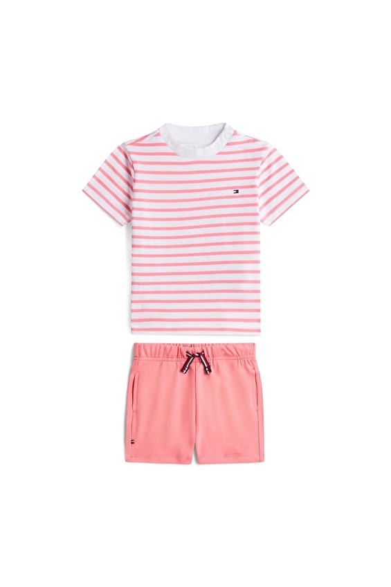 Tommy Hilfiger Bebek Takım KN0KN02379 Pembe Tommy Hilfiger Bebek Takım KN0KN02379 Pembe