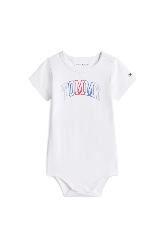 Tommy Hilfiger Bebek Tek Üst KN0KN02369 Beyaz Tommy Hilfiger Bebek Tek Üst KN0KN02369 Beyaz