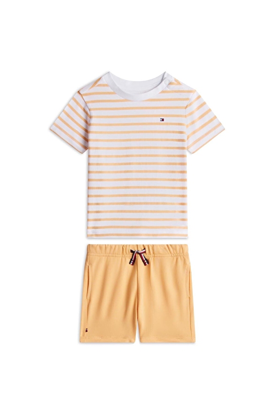 Tommy Hilfiger Bebek Takım KN0KN02379 Turuncu Tommy Hilfiger Bebek Takım KN0KN02379 Turuncu