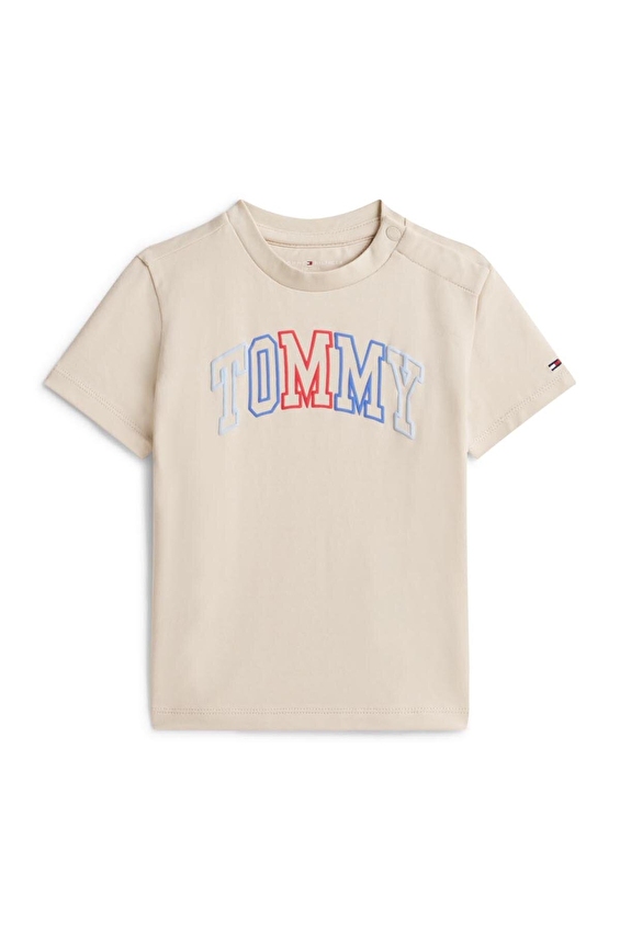 Tommy Hilfiger Bebek Tişört KN0KN02354 Bej Tommy Hilfiger Bebek Tişört KN0KN02354 Bej