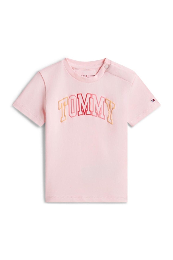 Tommy Hilfiger Bebek Tişört KN0KN02354 Pembe Tommy Hilfiger Bebek Tişört KN0KN02354 Pembe
