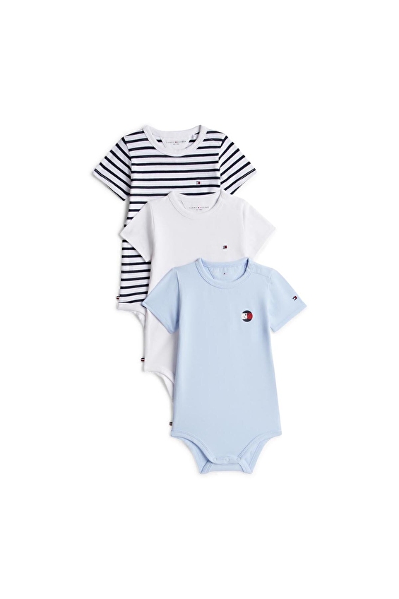 Tommy Hilfiger Bebek Takım KN0KN02373 Mavi Tommy Hilfiger Bebek Takım KN0KN02373 Mavi