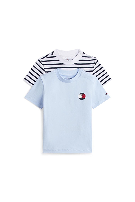 Tommy Hilfiger Bebek Takım KN0KN02378 Mavi Tommy Hilfiger Bebek Takım KN0KN02378 Mavi