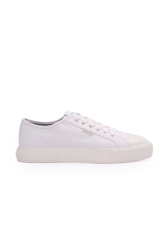 Calvin Klein Erkek Vulc Laceup Cv Ayakkabı HM0HM021210K4 Beyaz Calvin Klein Erkek Vulc Laceup Cv Ayakkabı HM0HM021210K4 Beyaz
