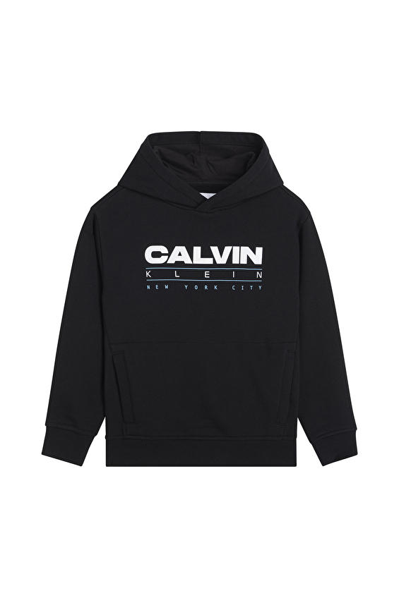 Calvin Klein Erkek Çocuk Sweat LVCKTJB41B Siyah