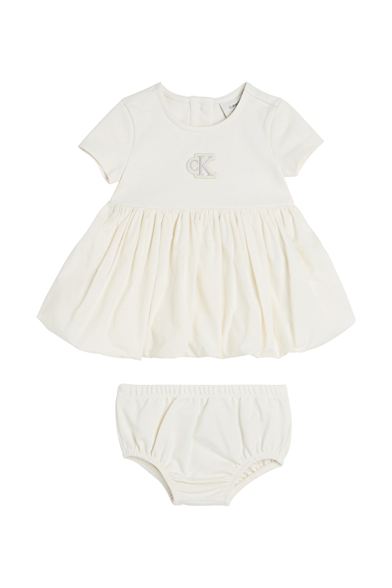 Calvin Klein Bebek Elbise LVCKTJH13G Krem