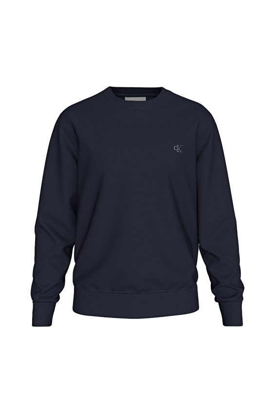 Calvin Klein Jeans Erkek Calvin Klein Sweatshirt LV04RG275G Koyu mavi
