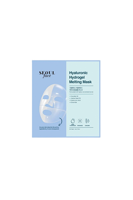 Dermal Hyalüronik Asit Şeffaflaşan Eriyen Maske