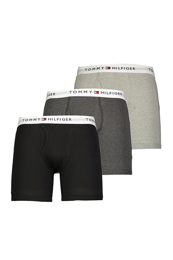 Tommy Hilfiger Erkek 3'lü Boxer 09TE001 004 Renkli Tommy Hilfiger Erkek 3'lü Boxer 09TE001 004 Renkli