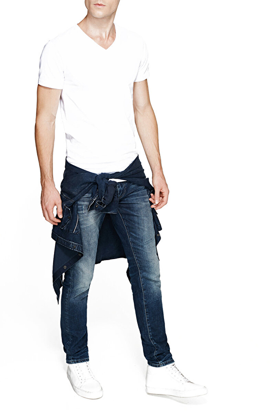 Mavi Erkek Tişört 061748 620 Beyaz Mavi Erkek Tişört 061748 620 Beyaz