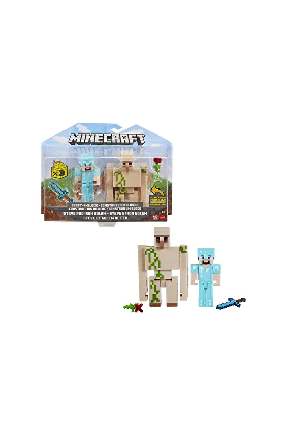 Minecraft 3.25inch-8.25cm Figürler – İkili Paket GTT53 Minecraft 3.25inch-8.25cm Figürler – İkili Paket GTT53