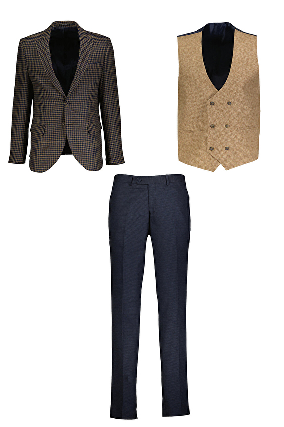 Süvari Slim Fit Sivri Yaka Erkek Takım Elbise 1020200170 Lacivert Süvari Slim Fit Sivri Yaka Erkek Takım Elbise 1020200170 Lacivert