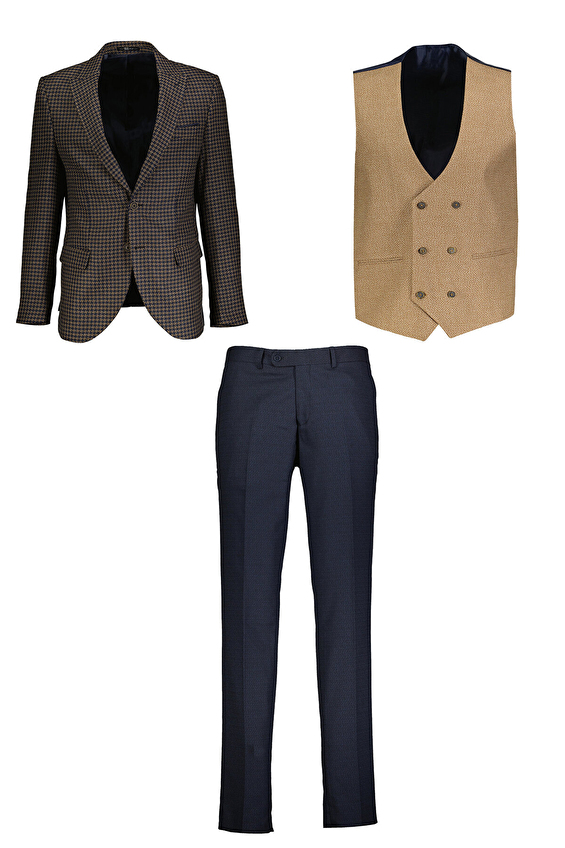Süvari Slim Fit Sivri Yaka Erkek Takım Elbise 1020200170 Lacivert Süvari Slim Fit Sivri Yaka Erkek Takım Elbise 1020200170 Lacivert