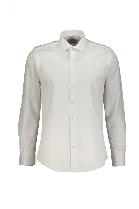 Süvari Slim Fit Klasik Yaka Erkek Gömlek 2024700423 Beyaz Süvari Slim Fit Klasik Yaka Erkek Gömlek 2024700423 Beyaz